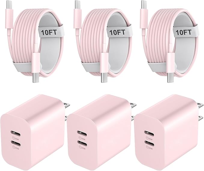 Phone 17 16/15 Pro Max Charger, 20W Type C Fast Wall Charger by Auorld