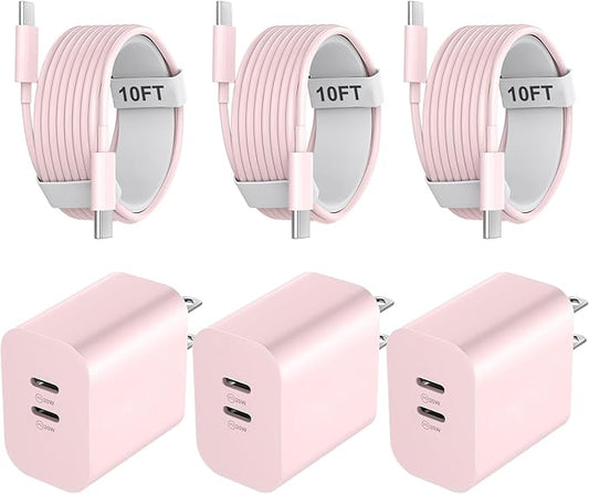 Phone 17 16/15 Pro Max Charger, 20W Type C Fast Wall Charger by Auorld