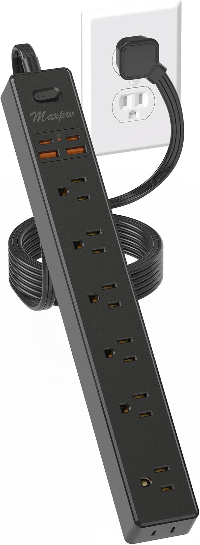 6 Ft Power Strip Surge Protector - Image 9