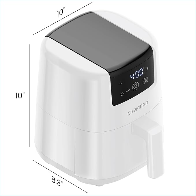 CHEFMAN 2 Qt Mini Air Fryer – Digital Space-Saving Compact Air Fryer - Image 9