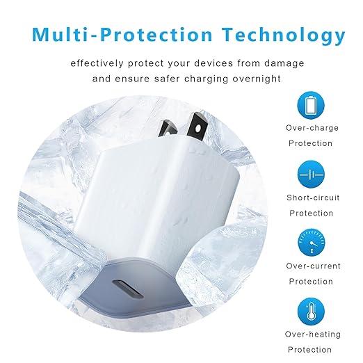 iPhone 14 Charger, Fast Charger iPhoneType C Charger USB C to Lightning Cable - Image 6