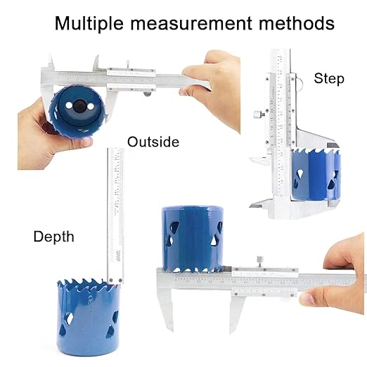 Simhevn Vernier Caliper, 0-6inch/0-150mm Manual Micrometer, Stainless Steel - Image 6