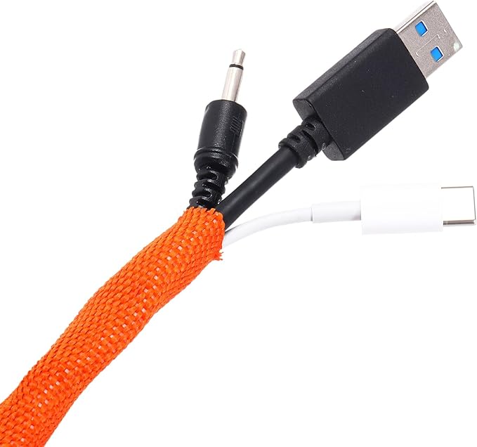MECCANIXITY Braided Cable Sleeves Heat Shrinkable Fabric Sleeving, 1 9/16" 40ft - Image 5