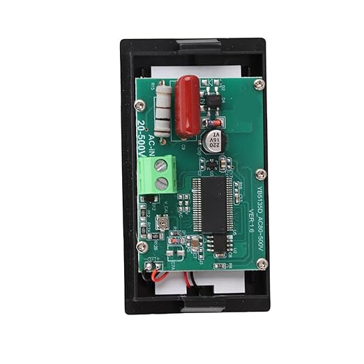 YB5135D Digital AC Voltmeter LCD Blue Backlight 2 Wires Voltage Tester Panel AC - Image 7