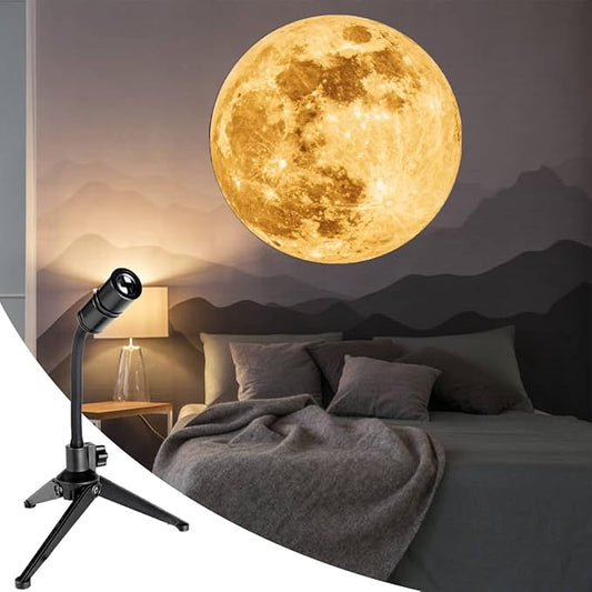 BODLYL Moon Projector Night Light, USB Powered 360 Degree Moon Lamp Romantic by BODLYL