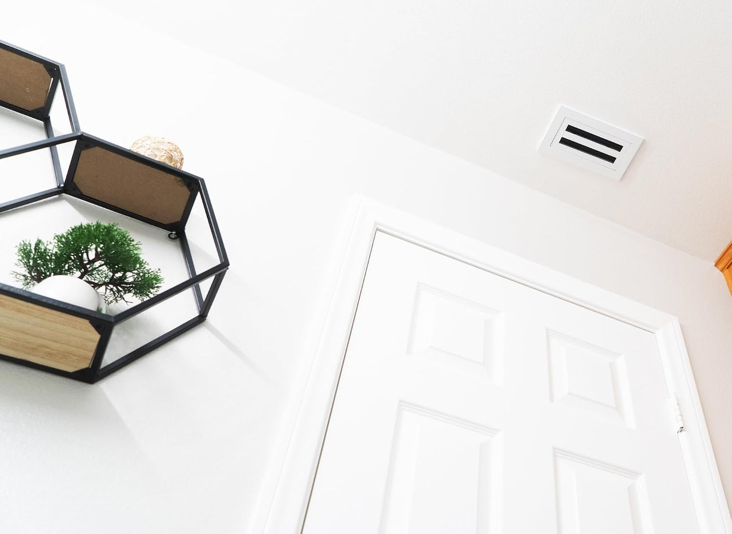 QuietCool 10x4 Modern Design AC Grille - Aluminum White - Air Vent - Linear Slot Diffuser - Register Grille for Heating and Cooling - Compatible with Ceiling, Wall, or Floor Registers