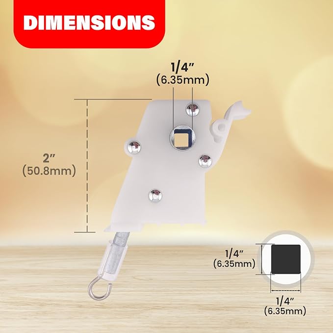 Amazing Drapery Hardware High Profile Wand Tilt Control 2ct - Image 3