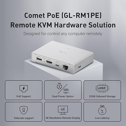 GL.iNet Comet PoE Remote KVM Control Over Internet - Image 2