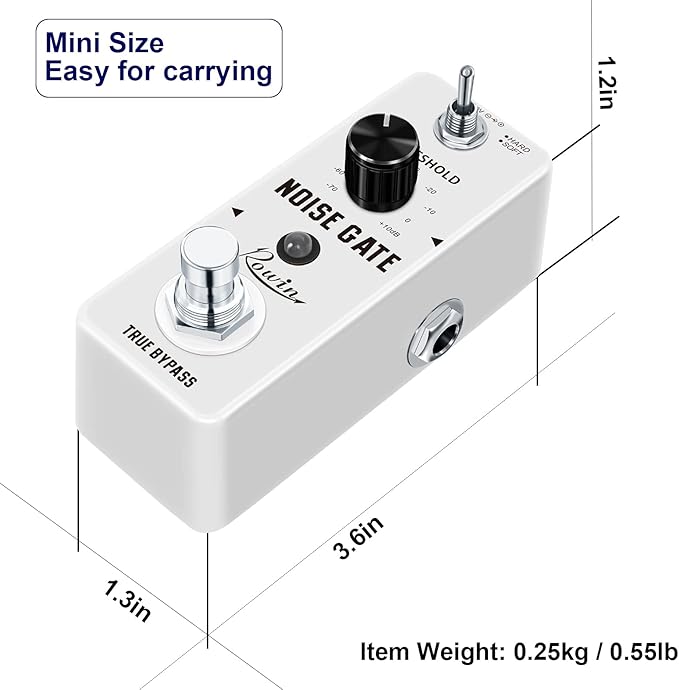 Rowin Guitar Noise Killer Noise Gate Suppressor Effect Pedal LEF-319 - Image 5