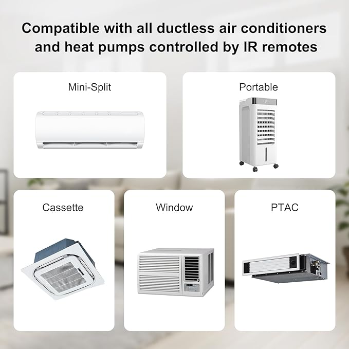 WOOX Smart Air Conditioner & Heater Pump Controller, WiFi IR Remote Control - Image 2