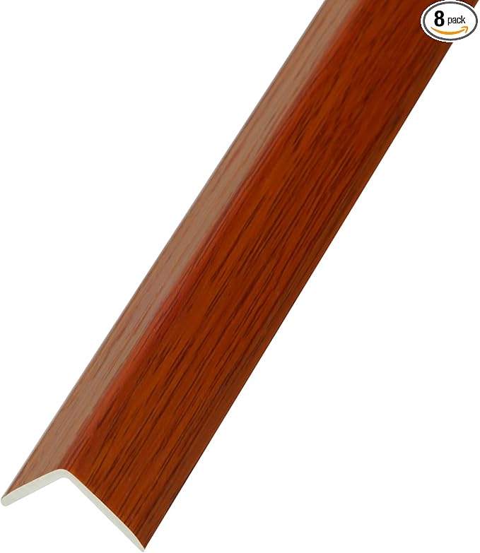 OUZUGIE 8-Pack 57 Inches, WPC Slat Wall Panel Trim, Corner Guard by OUZUGIE
