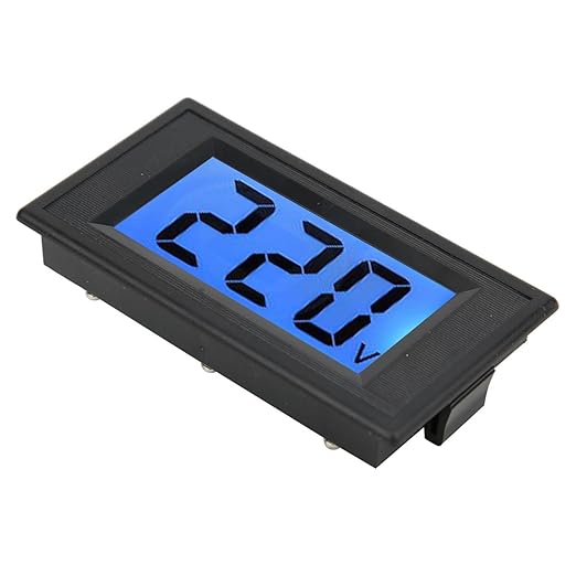 YB5135D Digital AC Voltmeter LCD Blue Backlight 2 Wires Voltage Tester Panel AC - Image 3