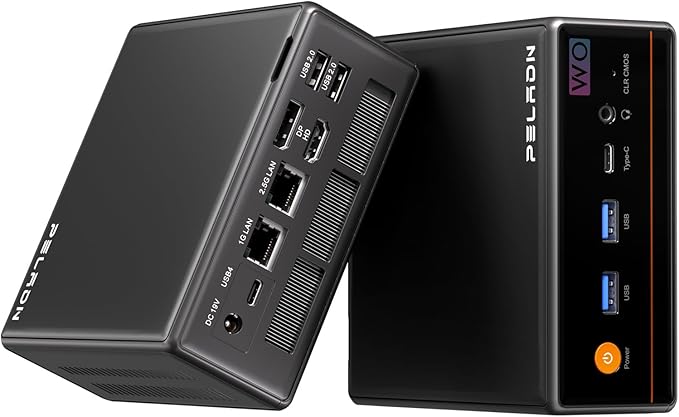 PELADN WO4 Gaming Mini PC 7640HS 32GB Dual DDR5, 1TB Dual SSD by PELADN