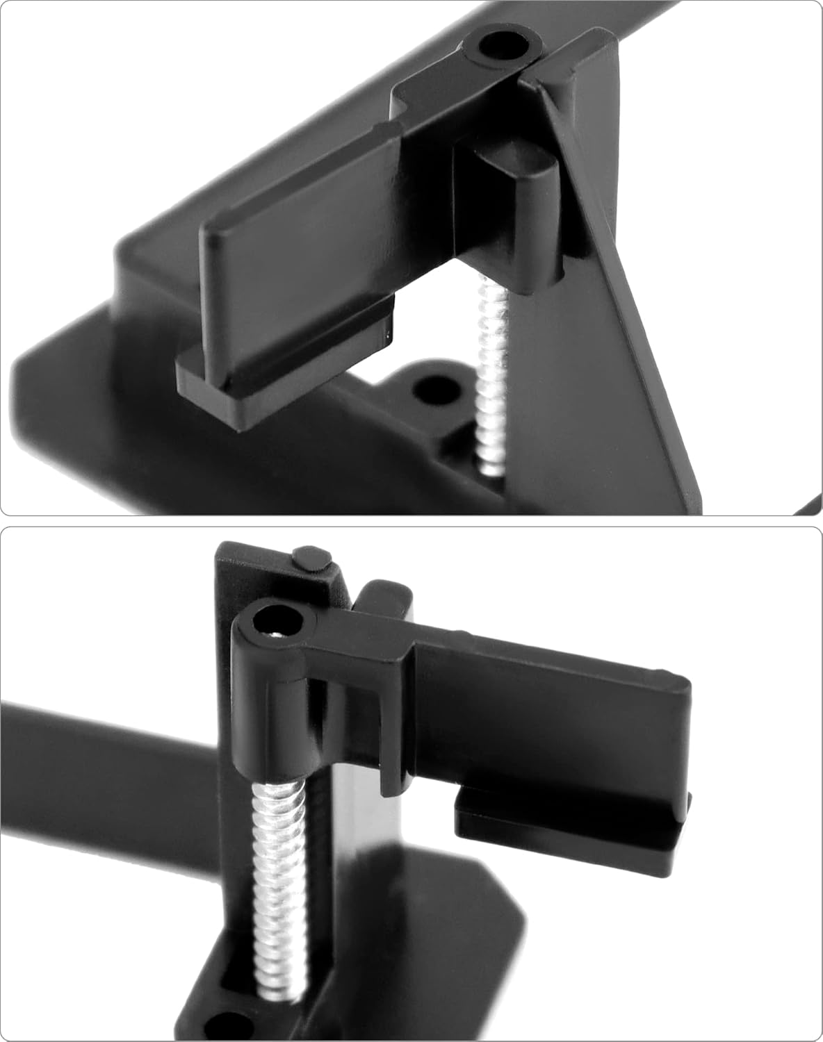 QWORK Low Voltage Mounting Bracket, 20 Pack 1 Gang Single Gang Drywall Mounting Wall Plate Bracket for Telephone Wires, Network Cables