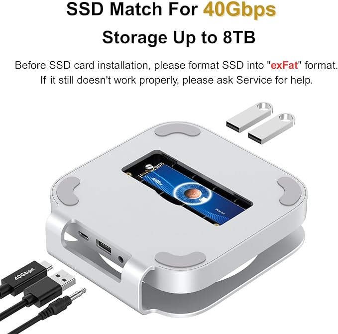 Akkyajaure 40Gbps USB4 Hub & Stand - Image 2