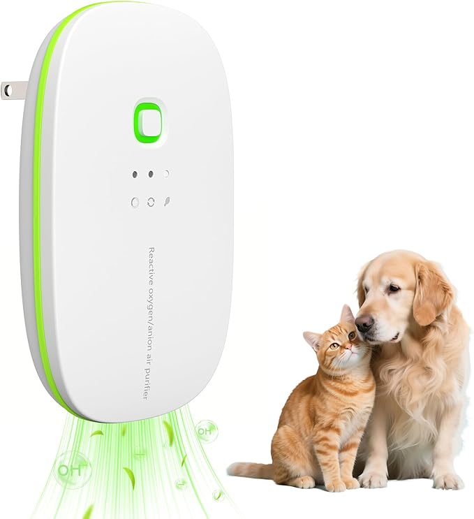 Cat Litter Deodorizer 99% Ozone Odor Eliminator Negative Ion 2-IN-1, Plug In by Unknown
