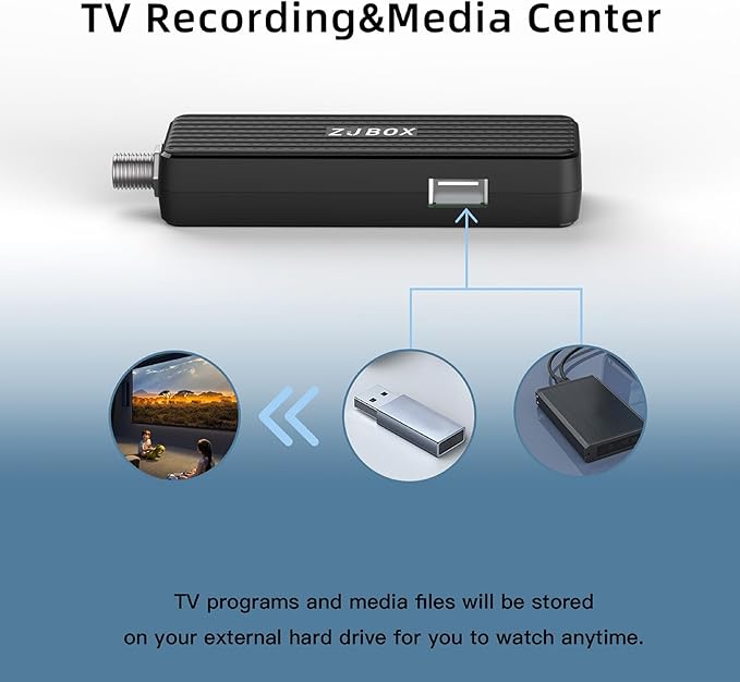 ZJBOX Digital Converter Box for TV, 1080P ATSC tv Tuner Box - Image 4