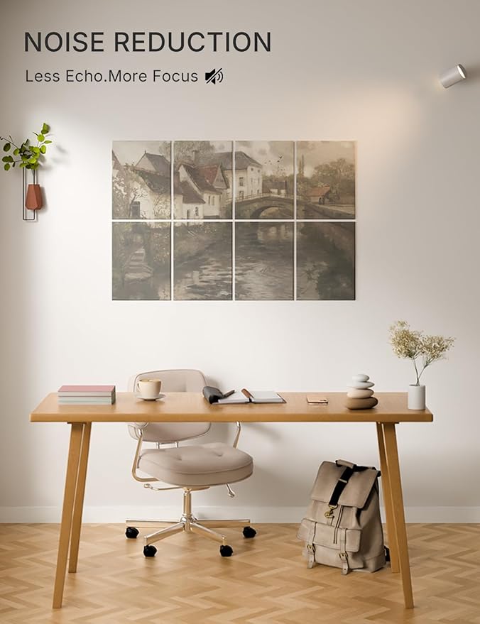 Wall Art Acoustic Panels, Decorative Sound Absorbing Panels - Image 2