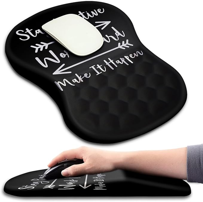 KUOSGM Mouse Pad Wrist Support, Ergonomic Mouse Pad by KUOSGM