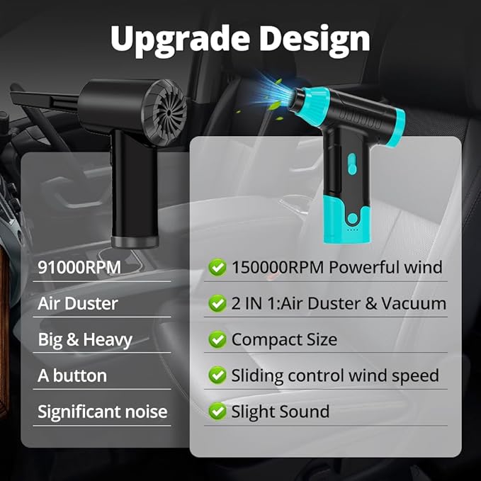 Compressed Air Duster Keyboard Cleaner - Image 2