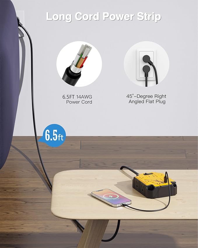 8-Outlets Heavy Duty Power Strip - Image 6