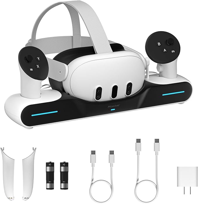 Maecker Charging Dock for Meta Quest 3 Charging Station Magnetic Charger for by Maecker