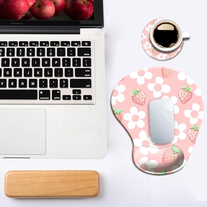 Ergonomic Mouse Pad with Wrist Support, Mouse Pad with Wrist Rest and Coaster - Image 6