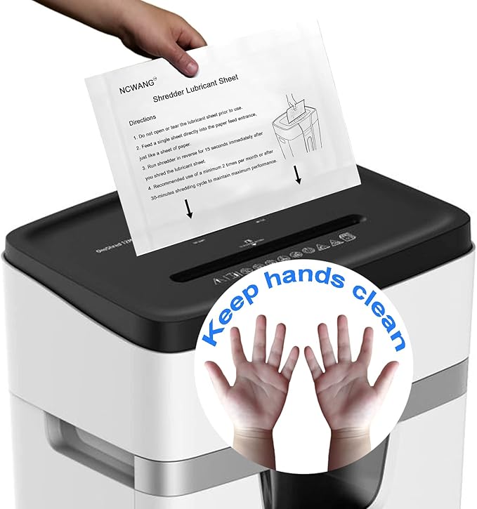 48PACK Paper Shredder Lubricant Sheets - Image 6