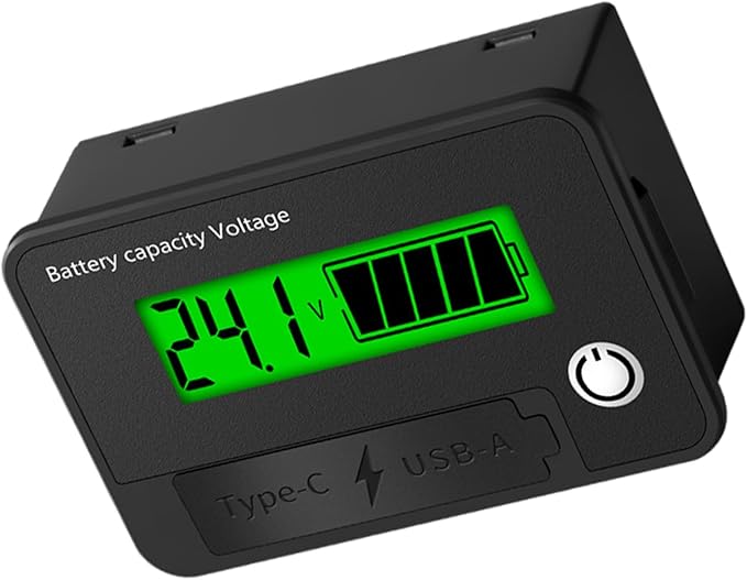 MOAIYU DC8-30V Electricity Meter Digital LCD Display Car Battery Charging - Image 9