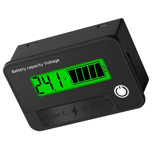 12V 24V Battery Capacity Indicators DC8-30V Leads Acid Lithium Voltages Tester - Image 8