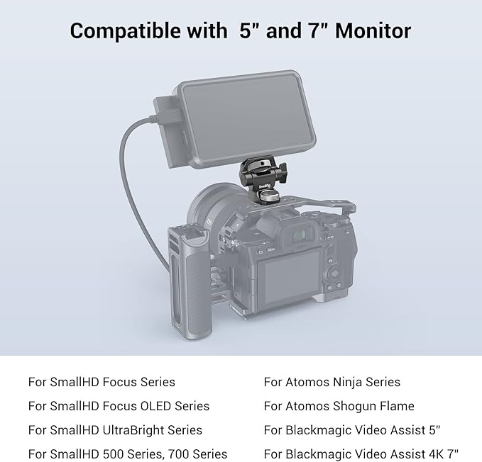 SmallRig Adjustable Camera Monitor Mount - Image 6