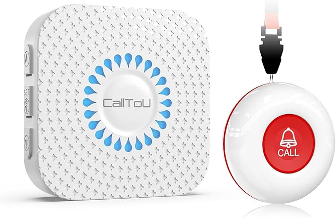 CallToU Caregiver Pager Wireless Call Button Vibration Pager Nurse Calling by CallToU