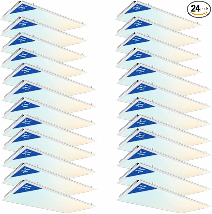 2x4 LED Flat Panel Light – LED Flat Ceiling Light & LED Panel Ceiling Fixture by WorldSmartLED