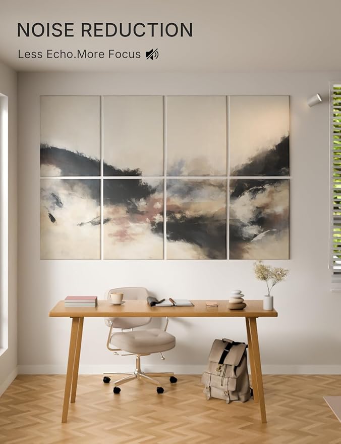 Wall Art Acoustic Panels, Decorative Sound Absorbing Panels - Image 2