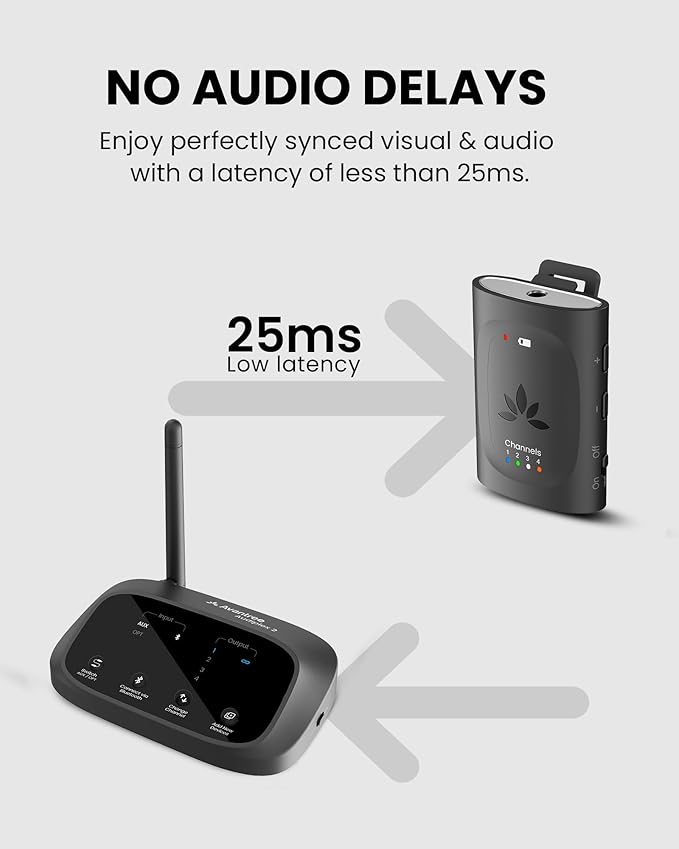 Avantree Audiplex M3 – Multi-Channel Assistive Listening System & Headphones - Image 2