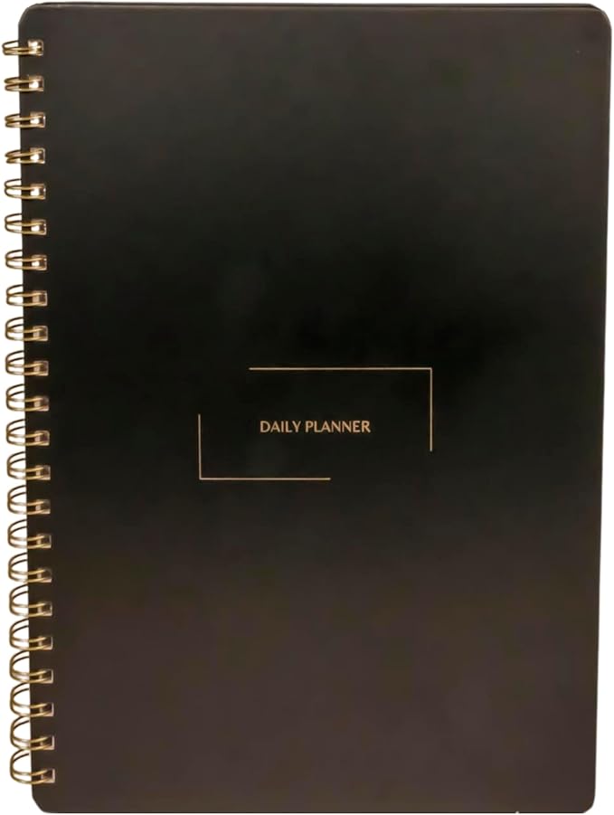 Undated Daily Planner | 8.25” x 11.75” To Do List Notebook | Work Productivity - Image 2