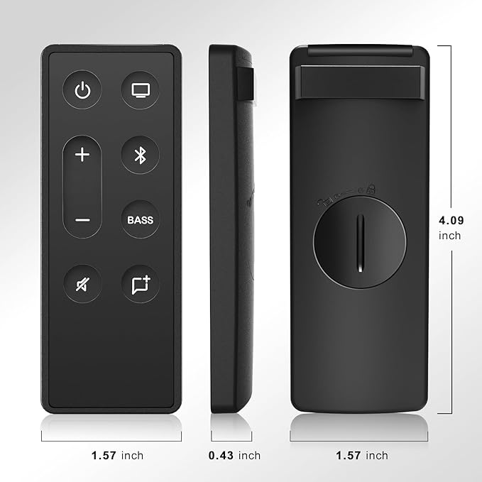 Replacement Remote Control for Bose TV Speaker and Solo Soundbar Series II - Image 7