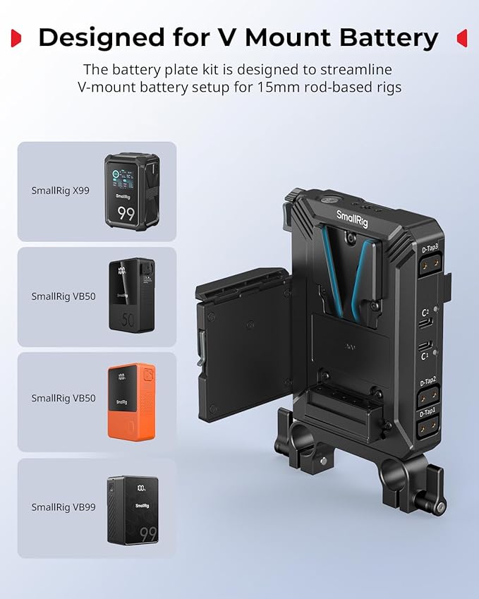 SMALLRIG V-Mount Battery Plate Kit - Image 2
