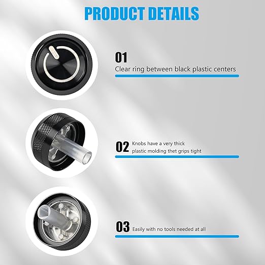 Xomzema 3Pcs Upgraded Control Switch Knob - Image 8
