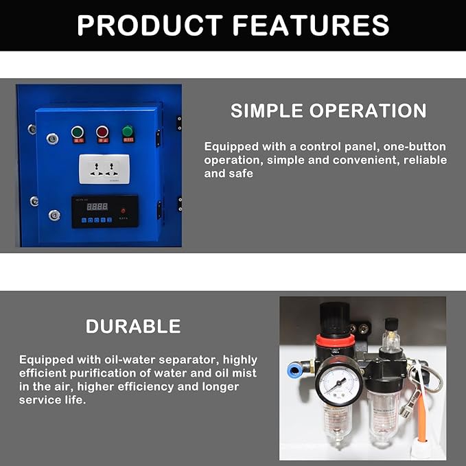 HayWHNKN Metal Working Downdraft Table Dust Collector Vacuum Welding - Image 4