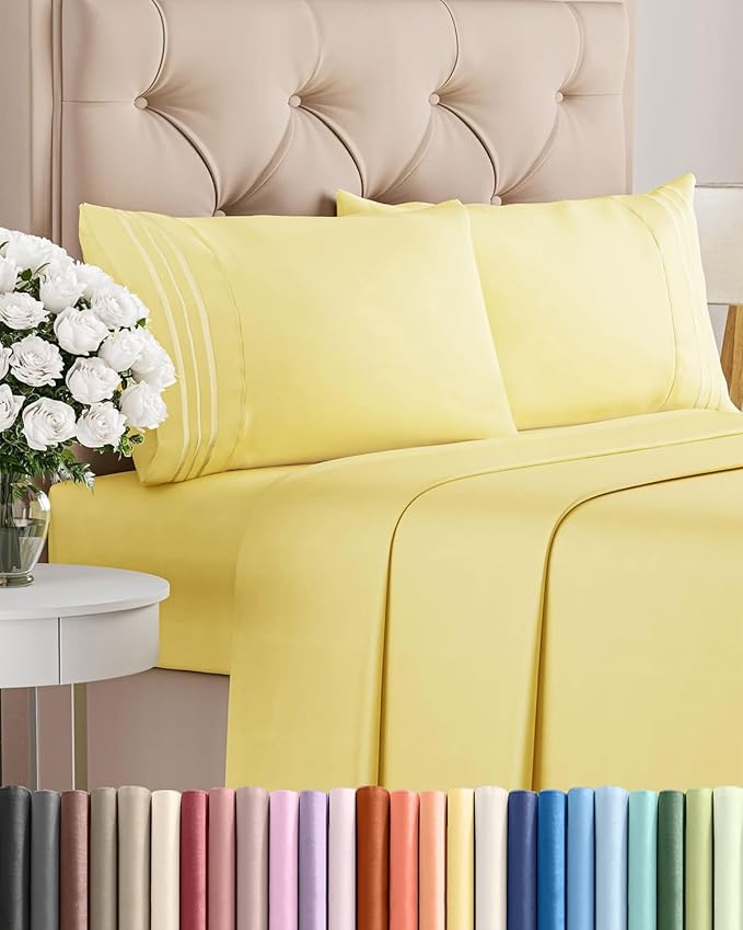 Queen Size 4 Piece Sheet Set by CGKUnlimited
