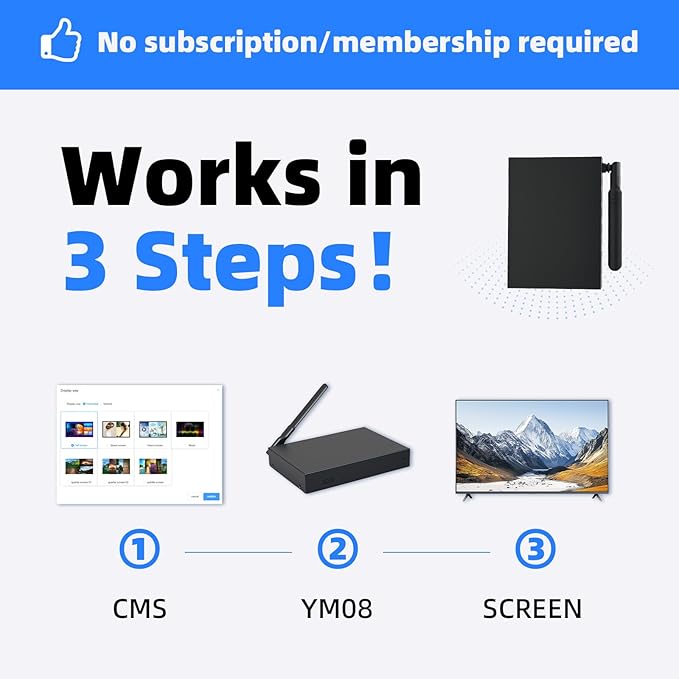 Lunzn Digital Signage Player Metal Box 4+32G Android 12 CMS Remote Publish - Image 5