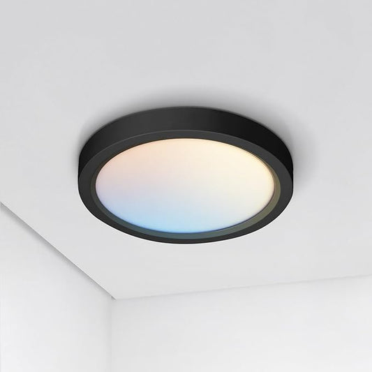 ASD LED 5" Round Flush Mount Ceiling Light Fixture, Low Profile Surface by ASDLightingCorporation