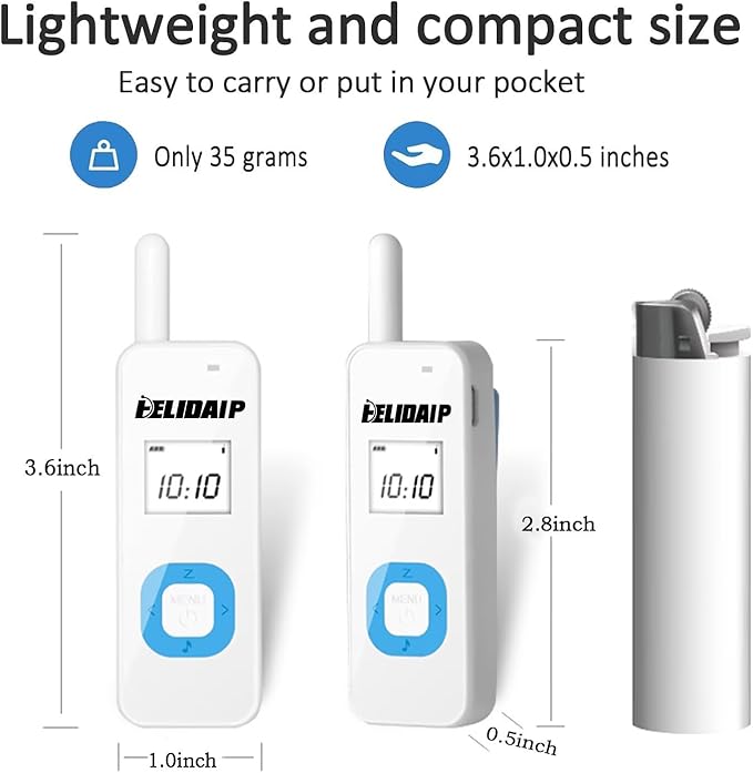 ELIDAIP T-M1 Super Mini Walkie Talkies - Image 2