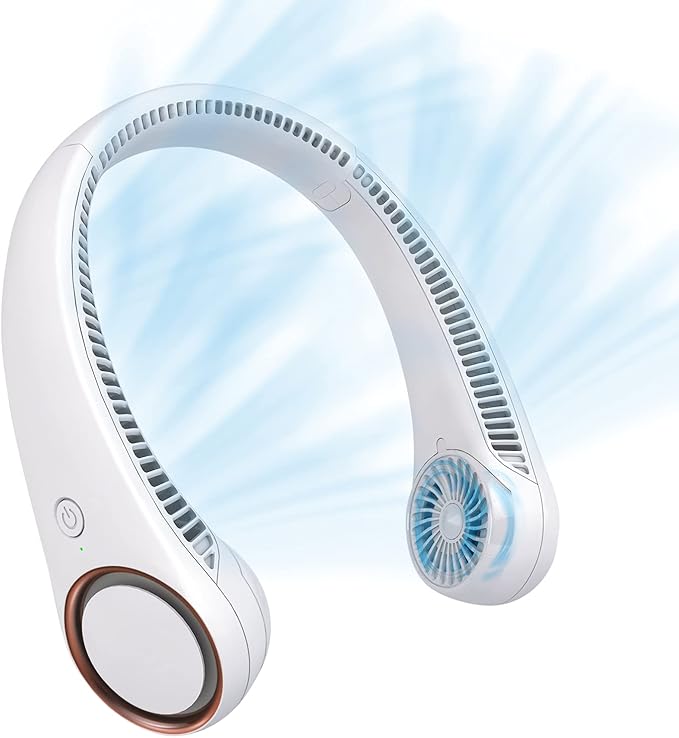 CIVPOWER Neck Fan: Portable Personal Neck Cooling Rechargeable Bladeless Fan by CIVPOWER