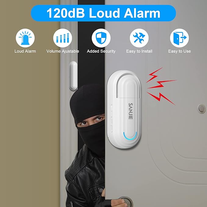 SanJie Window Alarm Sensors Door Alarms - Image 5