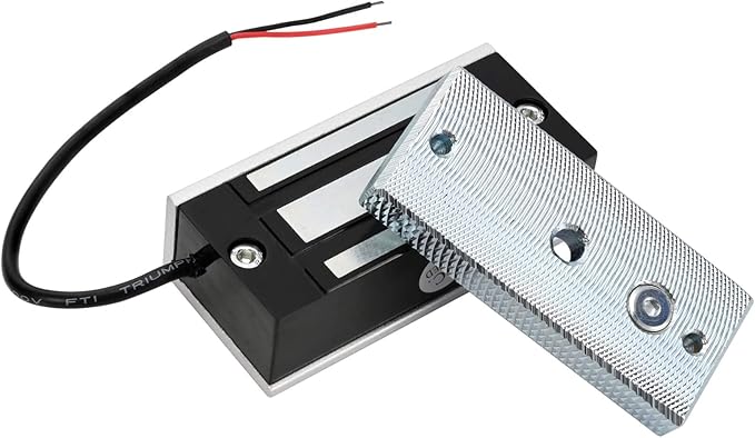 Electric Magnetic Lock 60KG 130LBS Holding Force Electromagnet Lock 12V Fail - Image 2