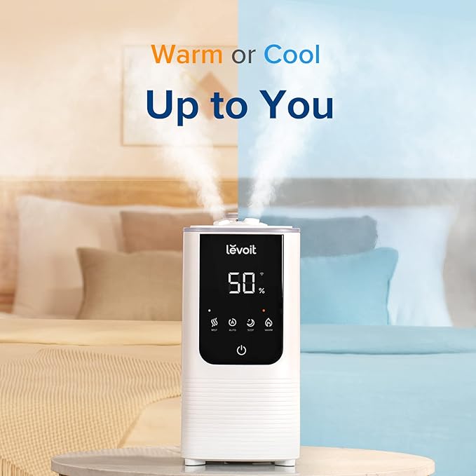 LEVOIT OasisMist Smart Cool and Warm Mist Humidifiers & 10-Pack Top Fill - Image 3