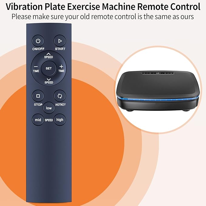 Replacement Remote Control for lifepro Rumblex Max Vibration Plate Exercise - Image 2