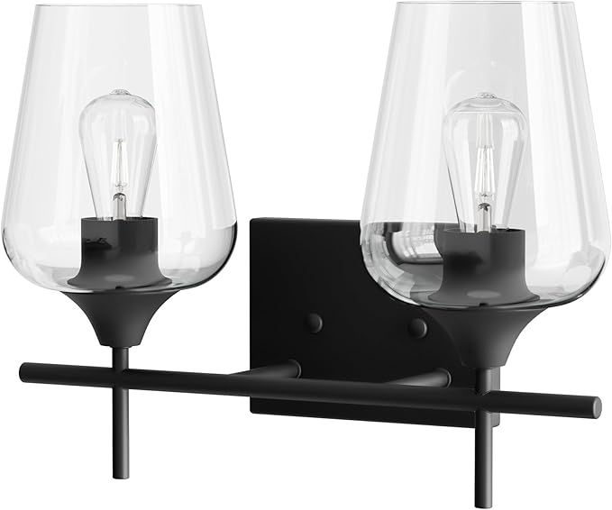 VONLUCE Bathroom Vanity Light, 2 Light Bathroom Light Fixture Over Mirror - Image 9